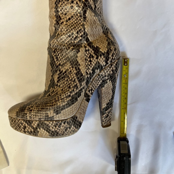 Stella McCartney Faux Snakeskin Platform Boots - Picture 4 of 6